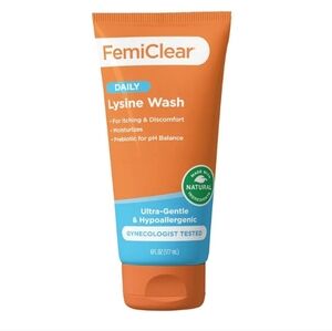 FemiClear Lysine Ultra Gentle Natural Organic Ingredients Feminine Wash